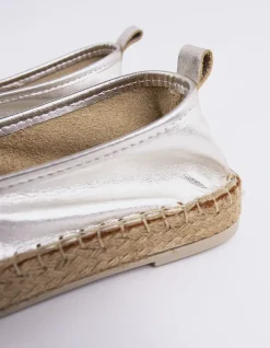 Espadrilles-L'INTERVALLE Medusa Silver Metal