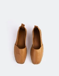 Espadrilles-L'INTERVALLE Medusa Tan Leather