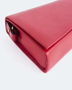 Clutch-L'INTERVALLE Meeka Red Leather
