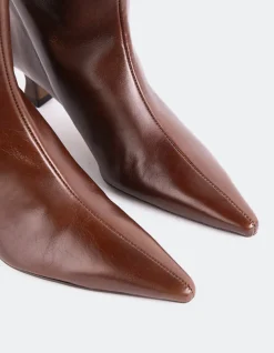 Tall Boots-L'INTERVALLE Merit Chestnut Leather