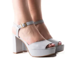 Platform-L'INTERVALLE Minorca Blue Leather