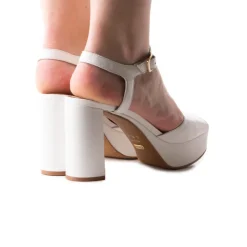 Platform-L'INTERVALLE Minorca White Leather