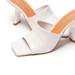 Mules-L'INTERVALLE Mojito White Croco