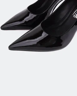 Pumps-L'INTERVALLE Moraya Black Patent