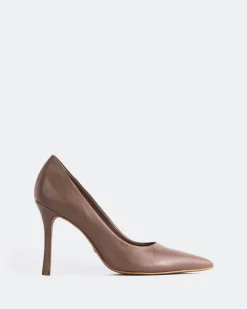 Pumps-L'INTERVALLE Moraya Brown Leather