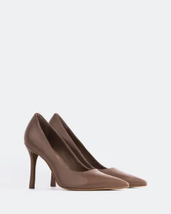 Pumps-L'INTERVALLE Moraya Brown Leather