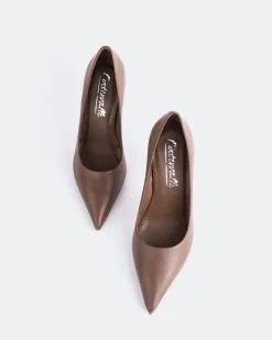 Pumps-L'INTERVALLE Moraya Brown Leather