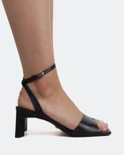 Mid Heels-L'INTERVALLE Moreno Black Leather