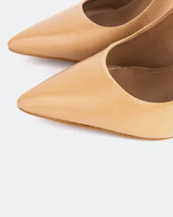 Slingbacks-L'INTERVALLE Morisha Camel Leather