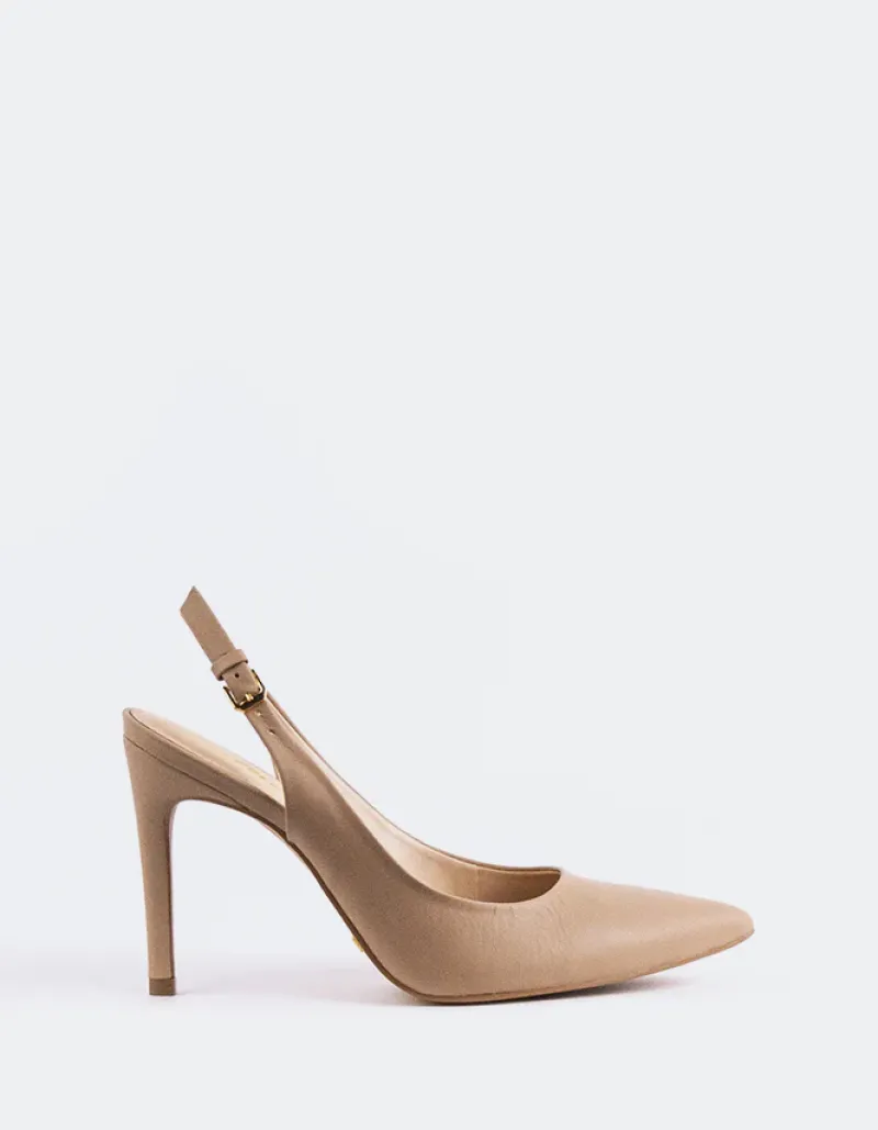 Slingbacks-L'INTERVALLE Morisha Nude Leather