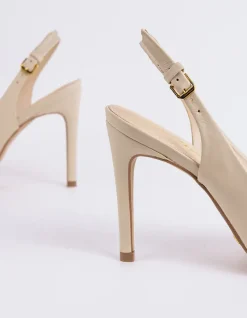 Slingbacks-L'INTERVALLE Morisha Off White Leather