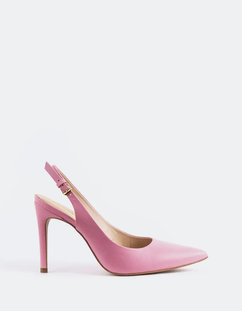 Slingbacks-L'INTERVALLE Morisha Pink Leather