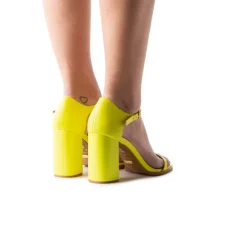 High Heels-L'INTERVALLE Moscato Yellow Leather