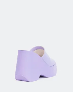 Wedges-L'INTERVALLE Moss Lilac Leather