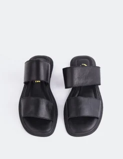 Flats-L'INTERVALLE Mostar Black Leather