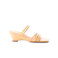 Wedges-L'INTERVALLE Muelle Camel Leather