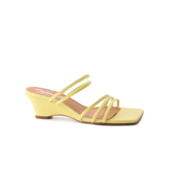 Wedges-L'INTERVALLE Muelle Yellow Leather