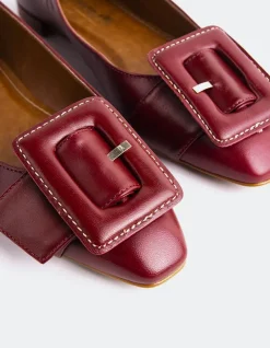 Ballerinas-L'INTERVALLE Mulan Bordeau Leather