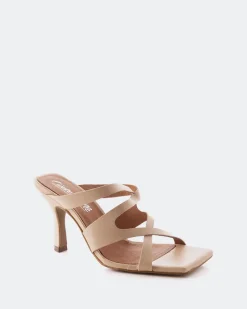 Mules-L'INTERVALLE Myrtos Nude Leather