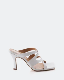 Mules-L'INTERVALLE Myrtos White Leather