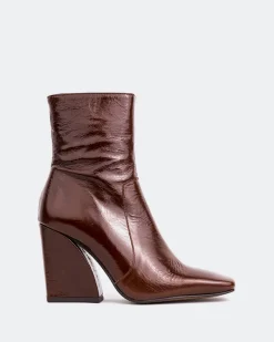 Ankle Boots-L'INTERVALLE Nazaire Chestnut Leather