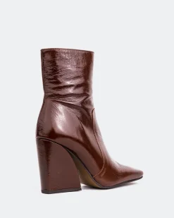 Ankle Boots-L'INTERVALLE Nazaire Chestnut Leather