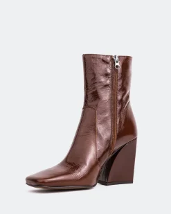 Ankle Boots-L'INTERVALLE Nazaire Chestnut Leather