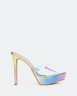 Platform|High Heels-L'INTERVALLE Nene, Multi Clear/Vinyl Multi
