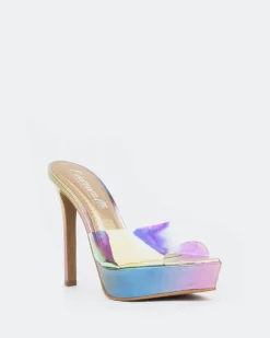 Platform|High Heels-L'INTERVALLE Nene, Multi Clear/Vinyl Multi