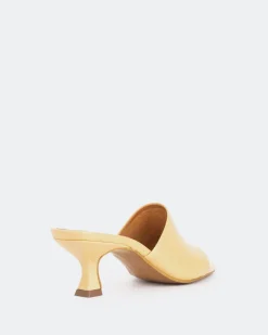 Mid Heels-L'INTERVALLE Neptune Camel Leather/Cuir Châmeau