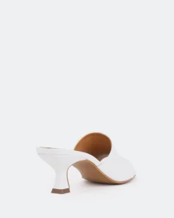 Mid Heels-L'INTERVALLE Neptune White Leather/Cuir Blanc