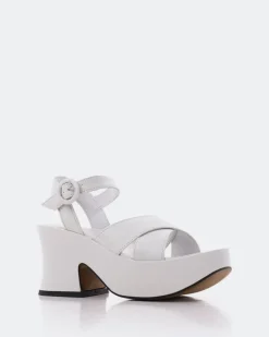 Platform-L'INTERVALLE Nerissa White Leather