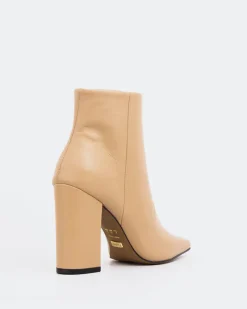 Ankle Boots-L'INTERVALLE Nesrine Camel Leather