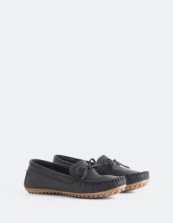 Loafers-L'INTERVALLE Nhuna Black Leather