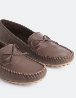 Loafers-L'INTERVALLE Nhuna Brown Leather