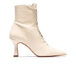 Ankle Boots-L'INTERVALLE Noble Off White Leather