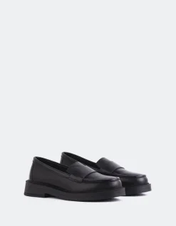 Loafers-L'INTERVALLE Novee Black Leather
