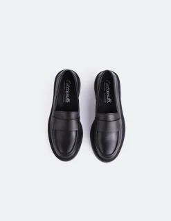 Loafers-L'INTERVALLE Novee Black Leather
