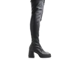 Over-the-knee|Stretch-L'INTERVALLE Oakwood Black Stretch