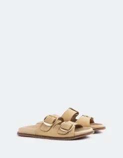 Flats-L'INTERVALLE Odalisque Camel Leather