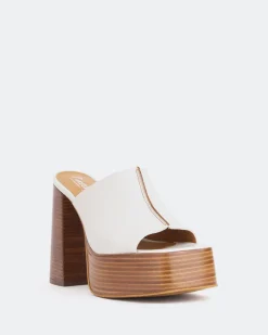 Platform-L'INTERVALLE Overboard Off White Leather/Cuir Blanc Cassé