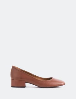 Pumps-L'INTERVALLE Paisley Tan Vintage Leather