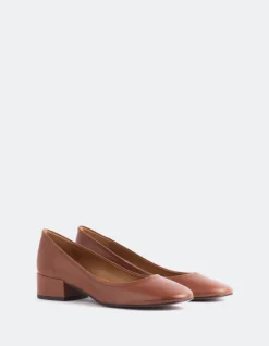 Pumps-L'INTERVALLE Paisley Tan Vintage Leather