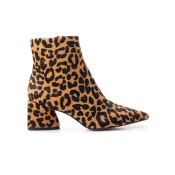 Ankle Boots-L'INTERVALLE Palazzo Leopard Pony