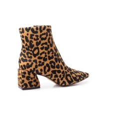 Ankle Boots-L'INTERVALLE Palazzo Leopard Pony