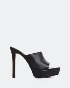 Platform|High Heels-L'INTERVALLE Paraga Black Leather