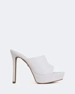 Platform|High Heels-L'INTERVALLE Paraga White Leather
