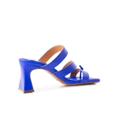 Mules-L'INTERVALLE Paseo Royal Blue Leather