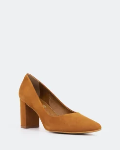 Pumps-L'INTERVALLE Peony Chestnut Nubuck