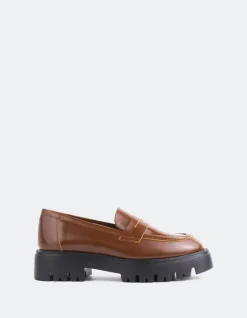 Loafers-L'INTERVALLE Pesaro Tan Leather